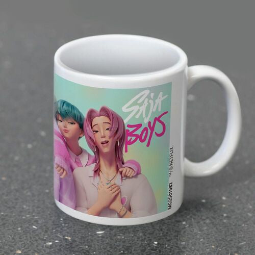 Caneca Cerâmica Saja Boys K-POP Demon Hunters 325ml