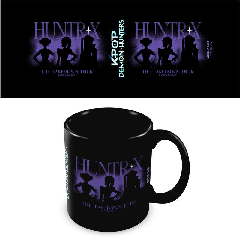 Caneca Cerâmica Huntrix Tour K-POP Demon Hunters 325ml