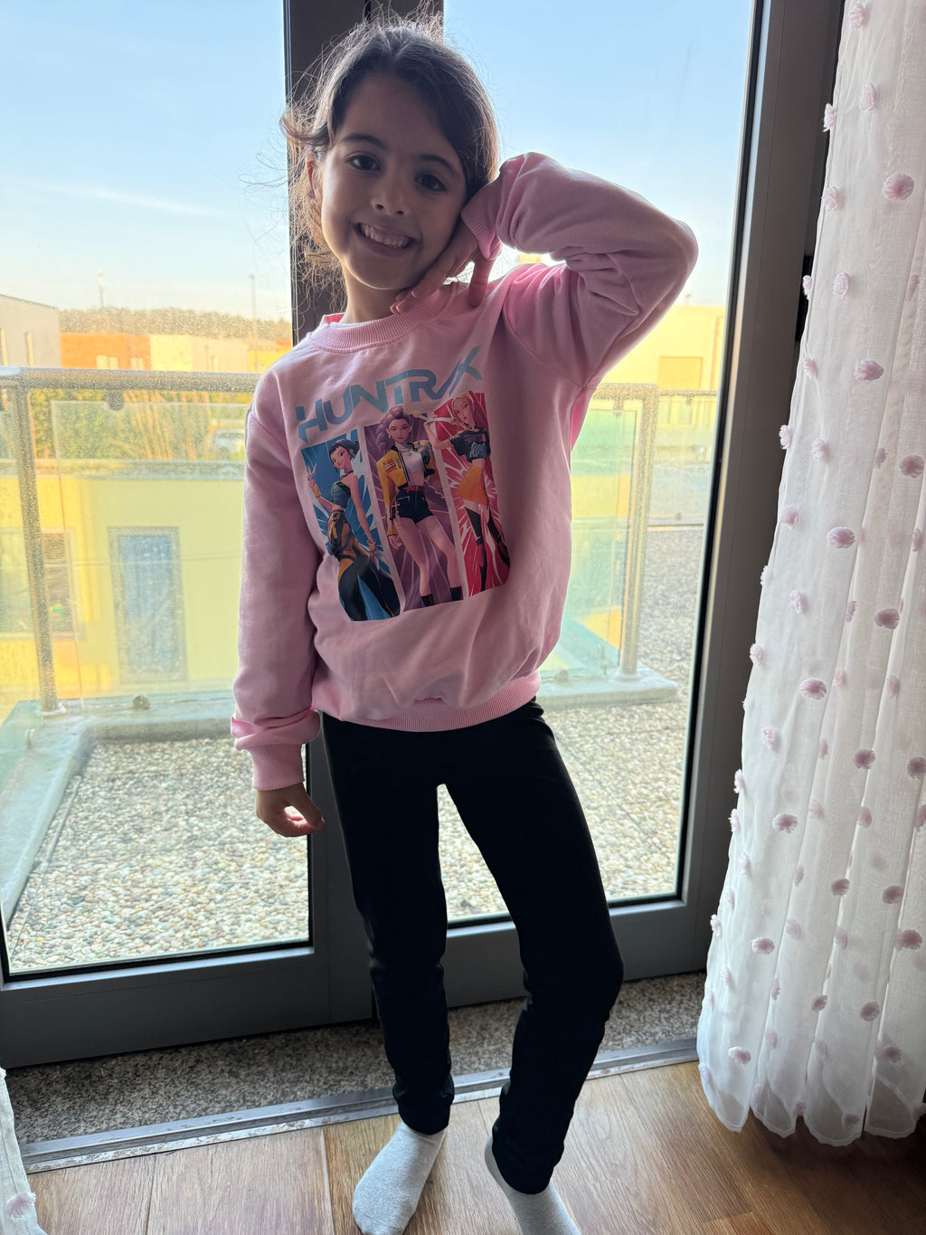 Conjunto K-POP Rosa – Camisola + Leggings