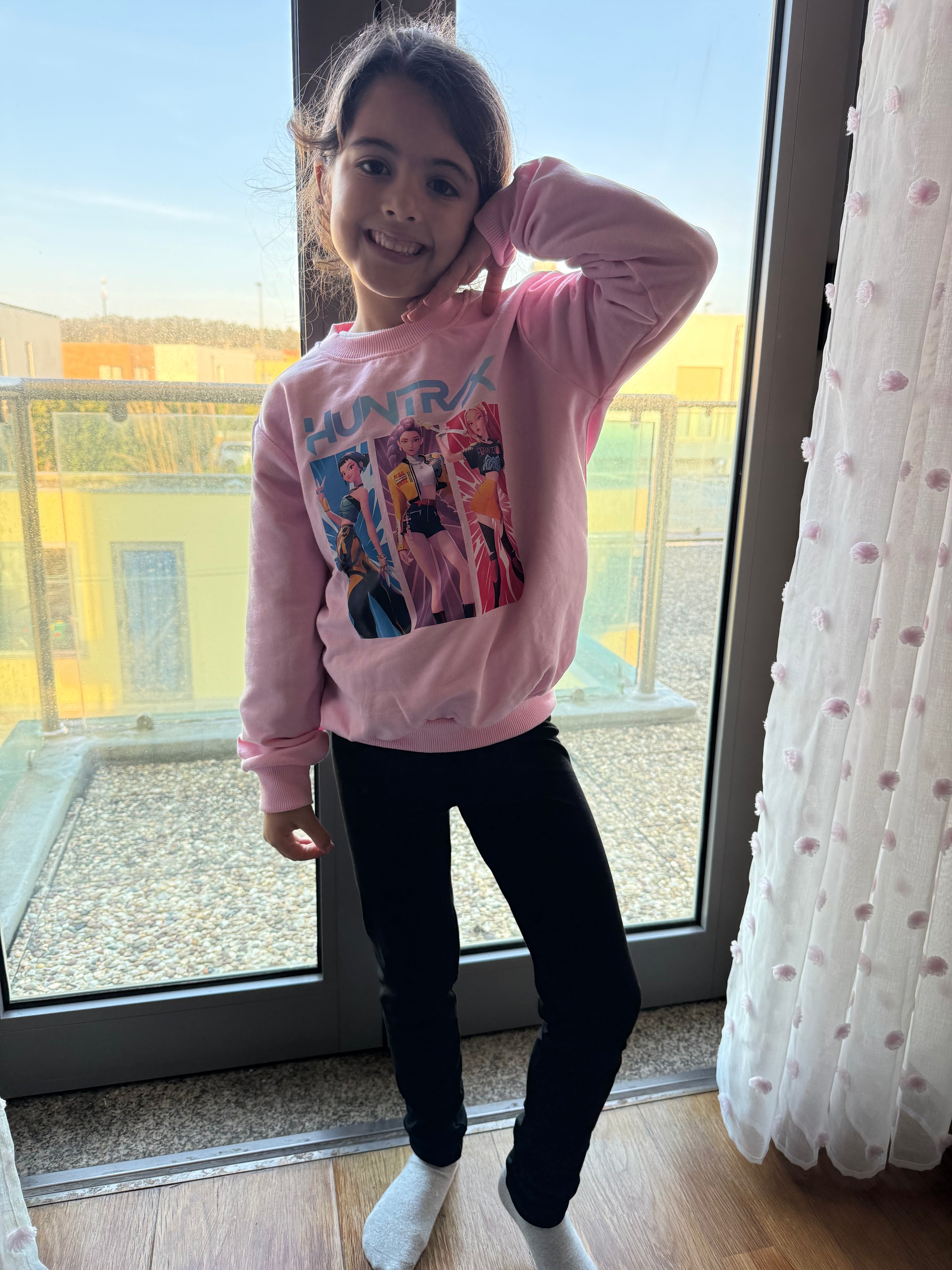 Conjunto K-POP Rosa – Camisola + Leggings