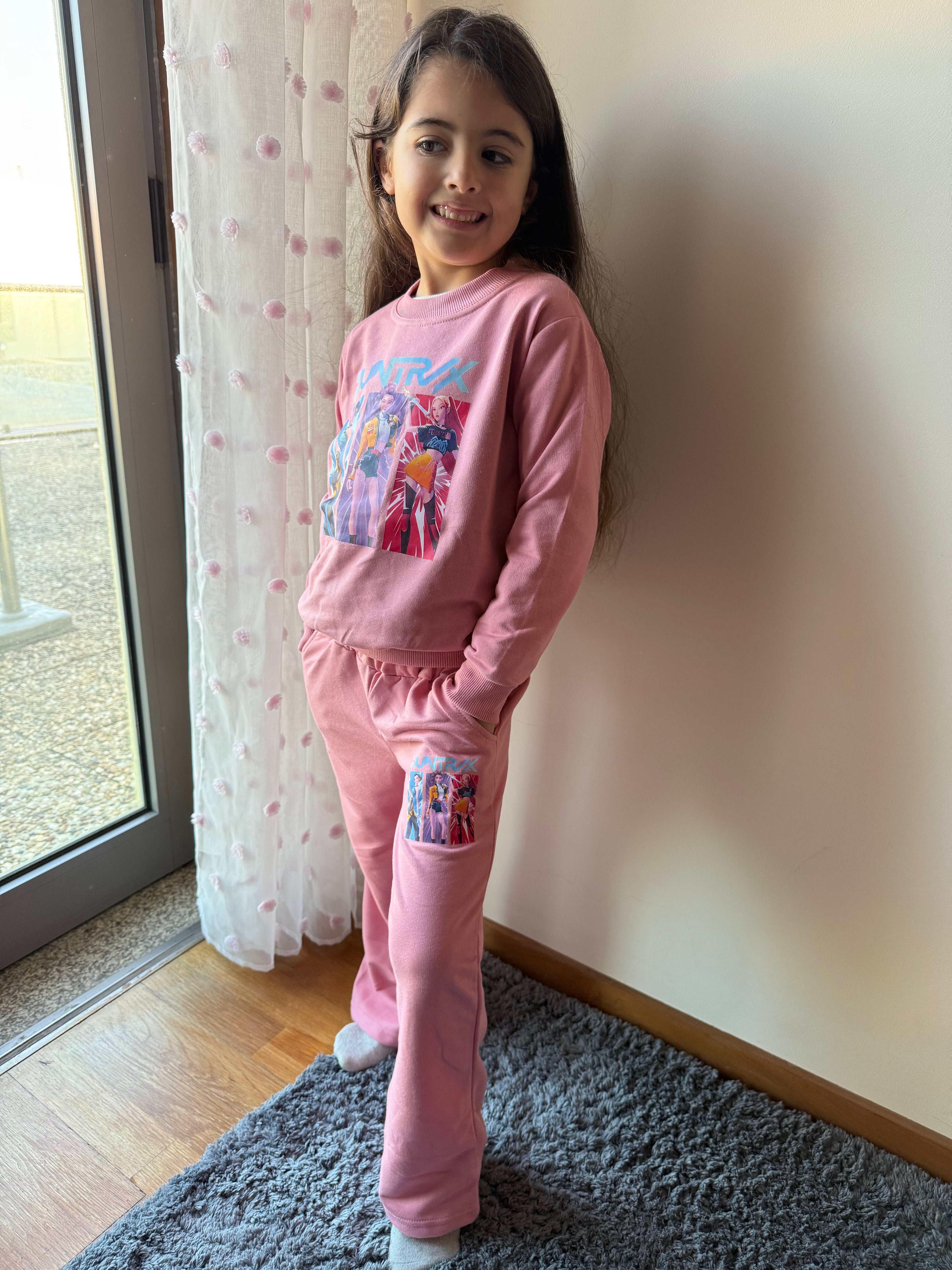 Fato de Treino K-POP Rosa – Primavera/Verão