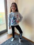 Conjunto Stitch Azul Claro – Camisola + Leggings