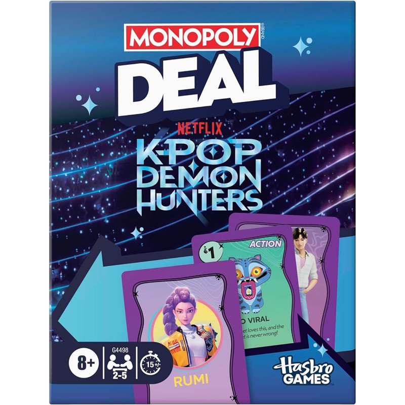 Monopoly Deal K-POP Demon Hunters (Inglês)