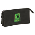 Estuche triple para lápices de Minecraft