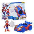 Figura de Miles Morales, o Homem-Aranha, e a sua Super Equipa Marvel + Veículo