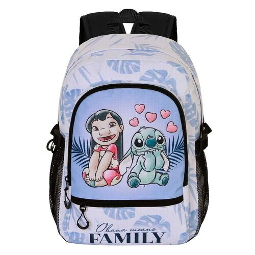 Mochila Stitch Couple Disney adaptável 44cm