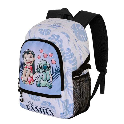 Mochila Stitch Couple Disney adaptável 44cm