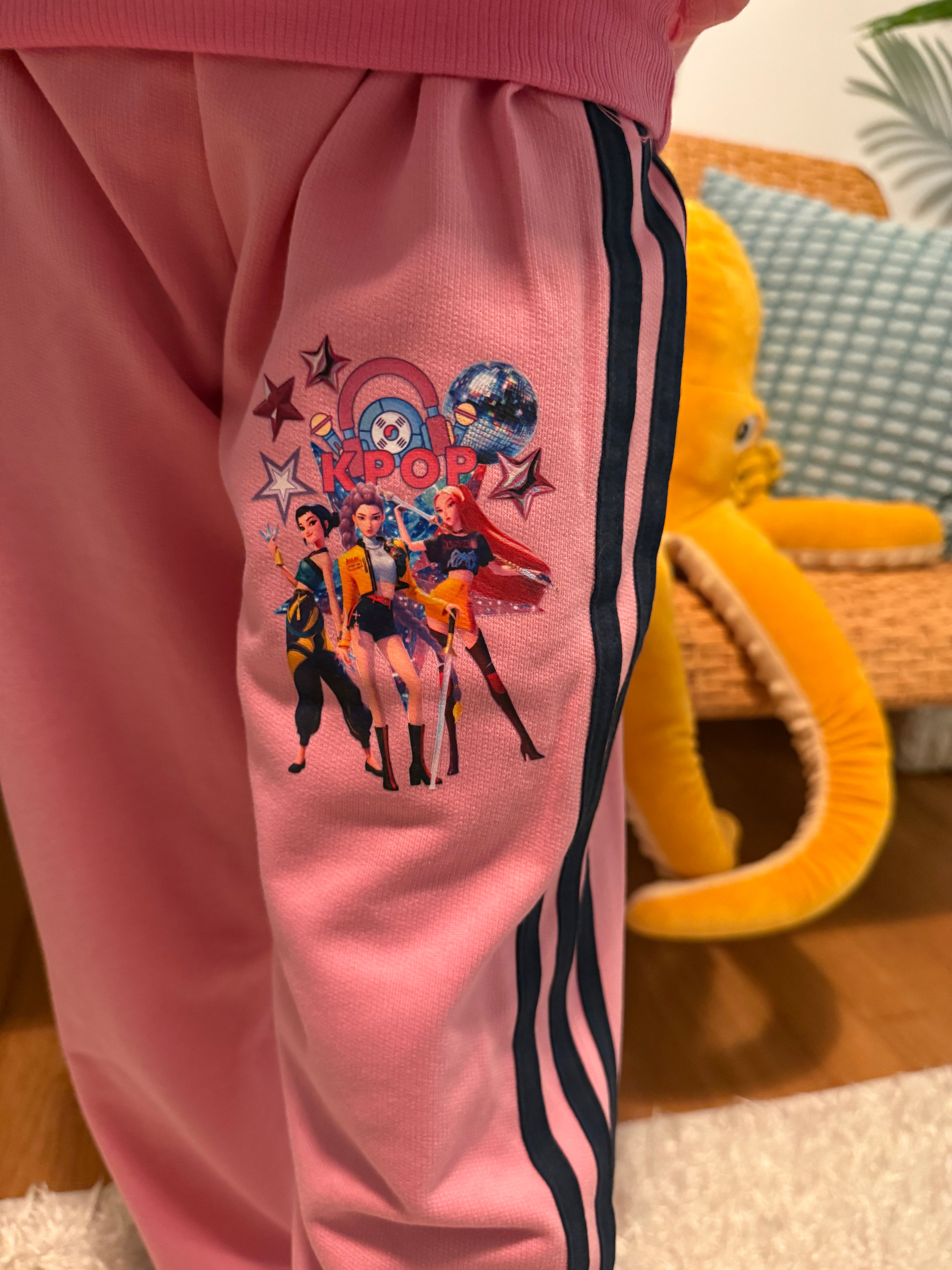 Fato de Treino K-POP Rosa/Rosa Claro/ Roxo - Primavera/Verão