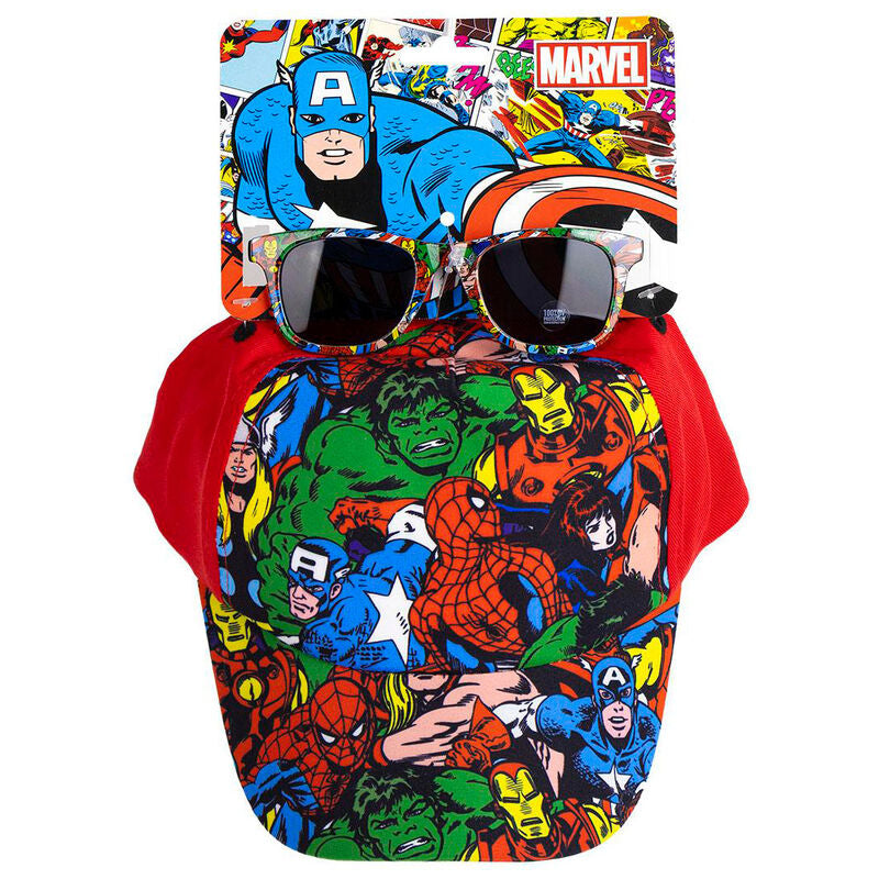 Chapéu + Óculos de sol Avengers Marvel