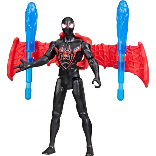 Lanzador de coches + Figura de Miles Morales Venom Versus Epic World of Action Spider-Man Marvel