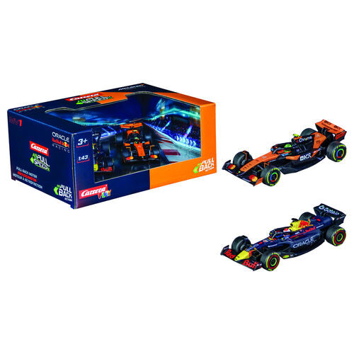 Set with 2 F1 Red Bull pull back cars