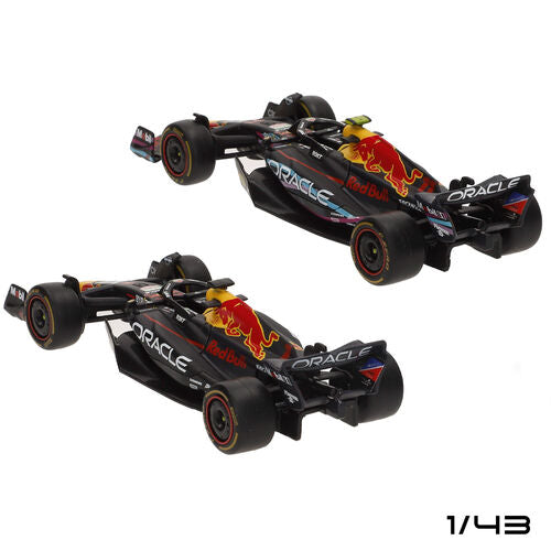 Conjunto com 4 carros F1 Red Bull metal