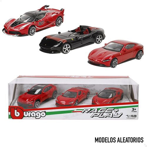 Conjunto de 3 coches Ferrari desaparecidos