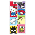 Toalla de microfibra de Hello Kitty y sus amigos