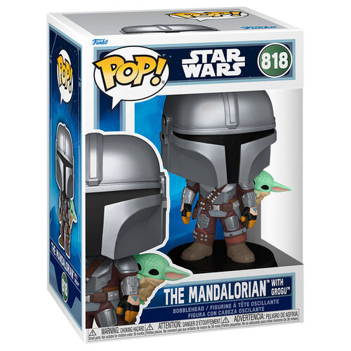 POP Figure Star Wars Mandalorian & Grogu - The Mandalorian with Grogu
