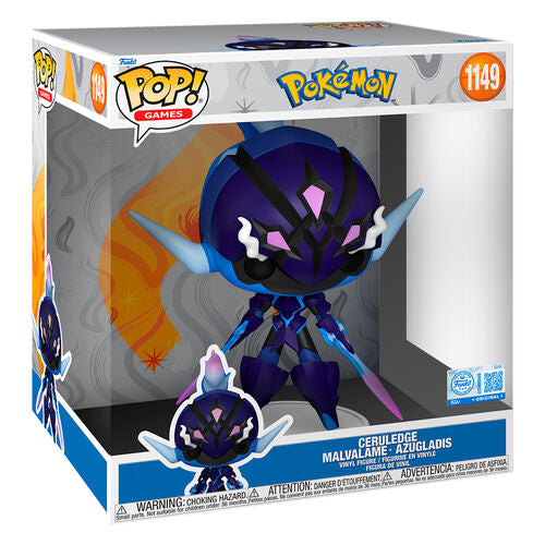 Figura POP Jumbo Pokémon Ceruledge Malvalame Azugladis Exclusiva 25cm