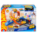 Pista Super Track de la Estación de Policía de la Ciudad de Hot Wheels