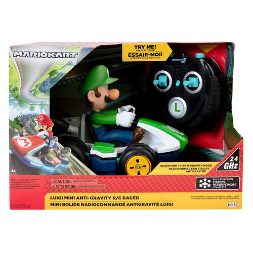 Carro Mini RC Racer Luigi Mario Kart Nintendo radio controlo