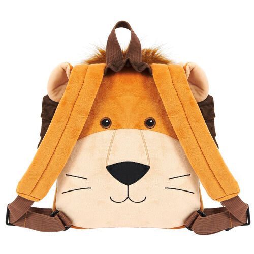 Mochila reversível + peluche Lenny Lion 25cm