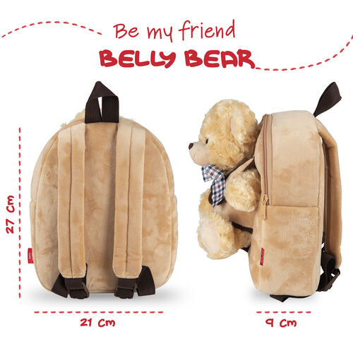 Mochila + peluche Ursinho Belly 26cm