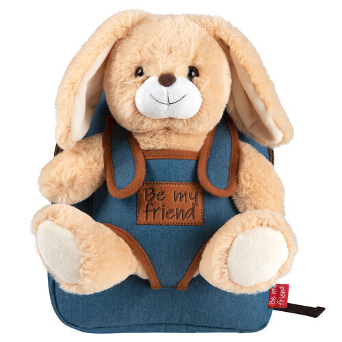 Mochila + peluche Coelho Bob 26cm