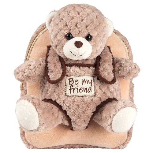 Mochila + peluche Ursinho Milly 26cm