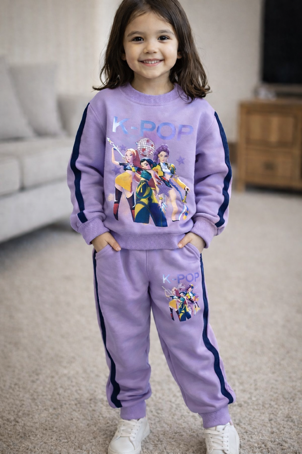 Fato de Treino K-POP Rosa/ Roxo - Primavera/Verão