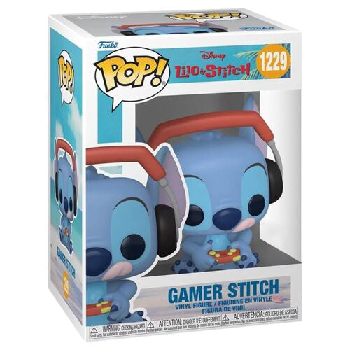 Figura POP Disney Stitch Gamer Stitch Exclusivo