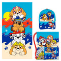 Set de toalla, bolso y gorro de Patrulla Canina.