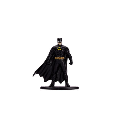 Conjunto figura Batman + Carro Batmobile 1989 metal DC Comics