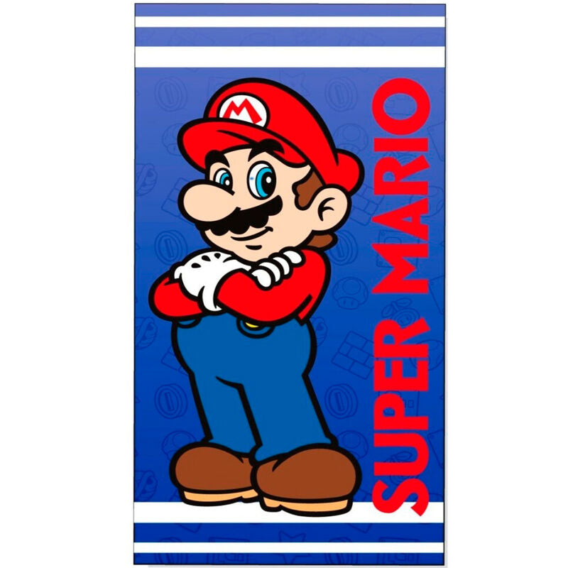 Toalha Super Mario Bros algodão