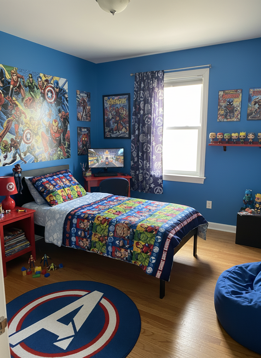 Colcha Primavera/Verão Avengers Marvel