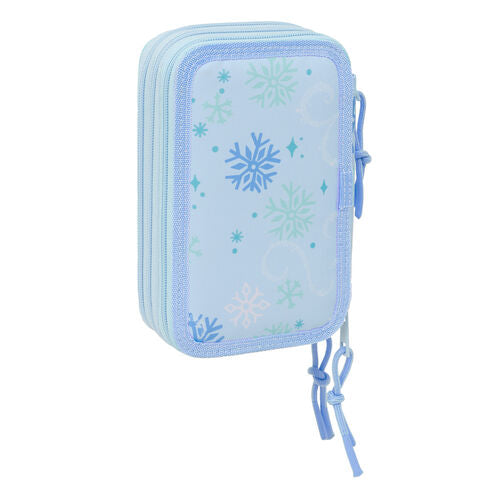 Estojo triplo Frozen Disney 37 peças