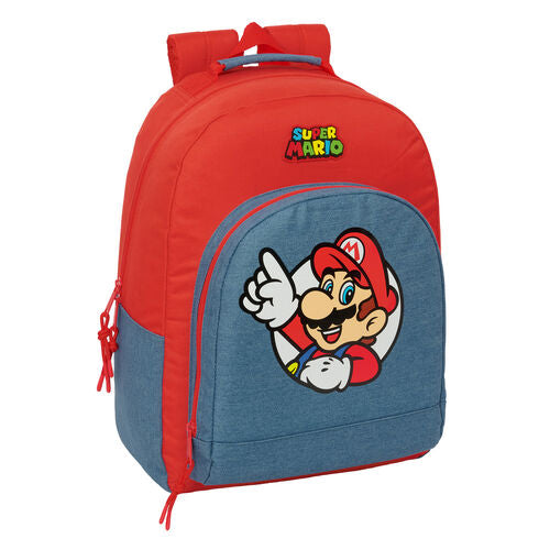 Mochila Super Mario 42cm adaptable