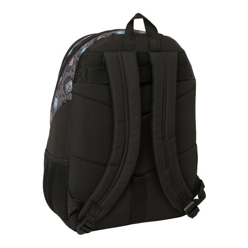 Mochila Graffiti Minecraft 44cm adaptável