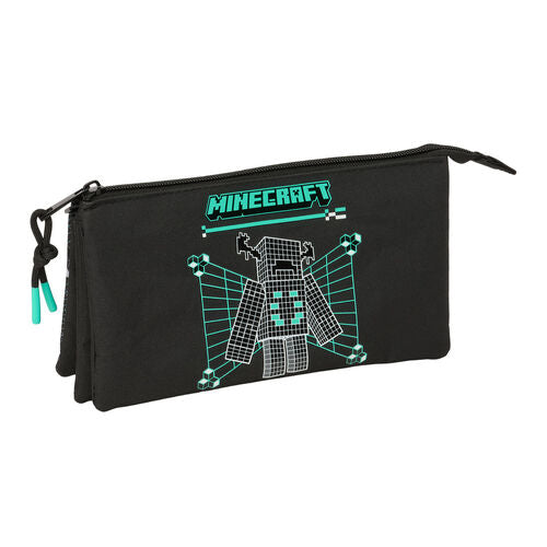Estojo triplo Screen Minecraft