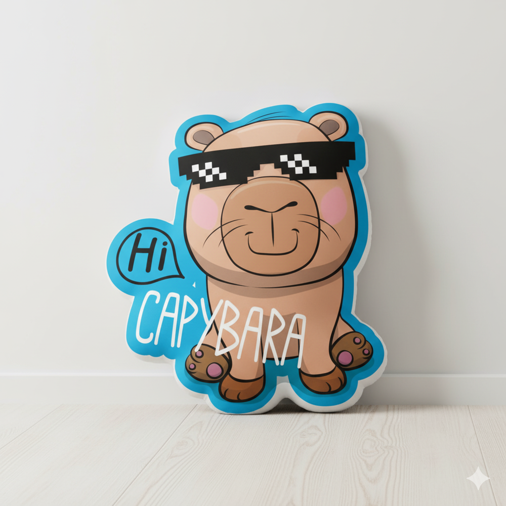 Almofada 3D Capivara
