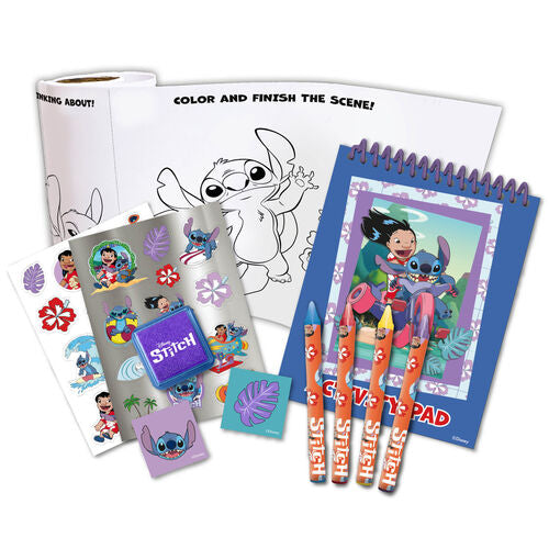 Conjunto de papelaria Stitch Disney