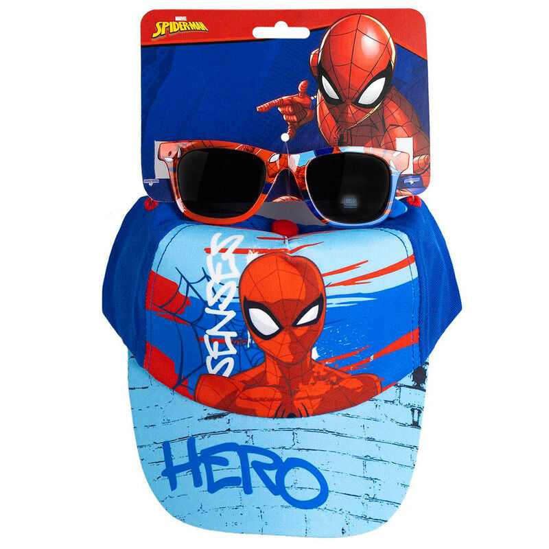 Chapéu + Óculos de sol Spiderman Marvel