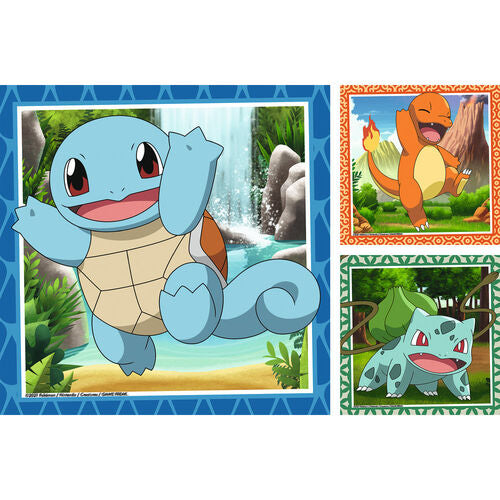 Puzzle Pokemon 3x49 peças