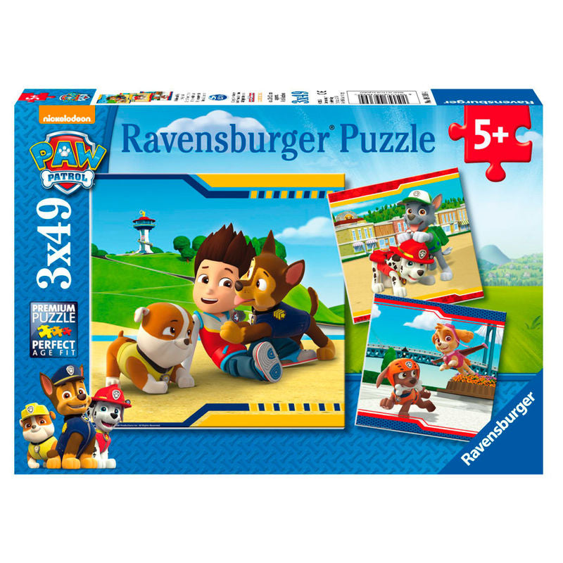 Puzzle Patrulha Pata 3x49 peças