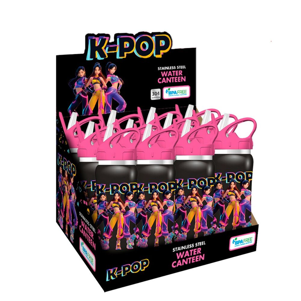 Garrafa em aço inoxidável K-POP 500ml