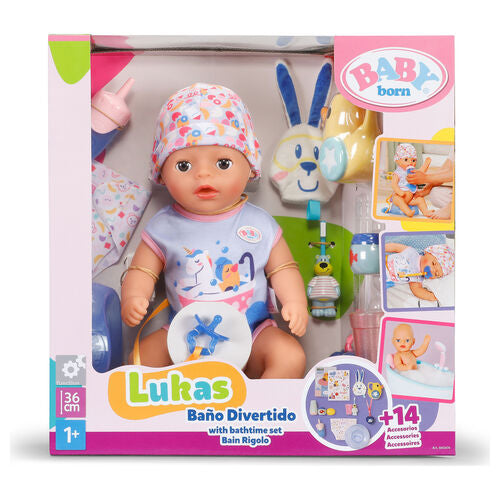 Doll Lukas Fun Bath Doll Baby Born 36cm