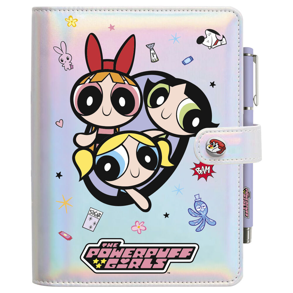 Caderno premium A5 + caneta The Powerpuff Girls