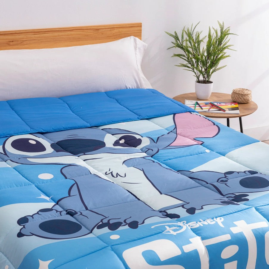 Edredão Stitch Azul
