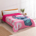 Edredão Stitch Rosa