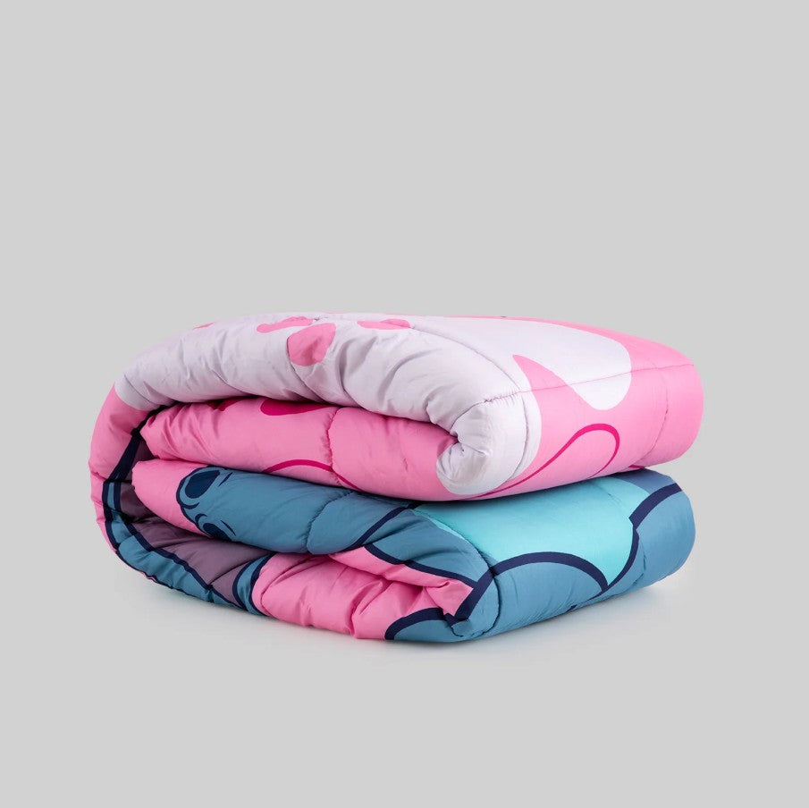 Edredão Stitch Rosa