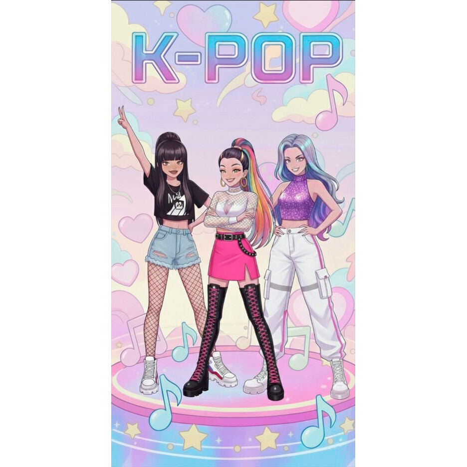 Toalha K-POP Microfibra