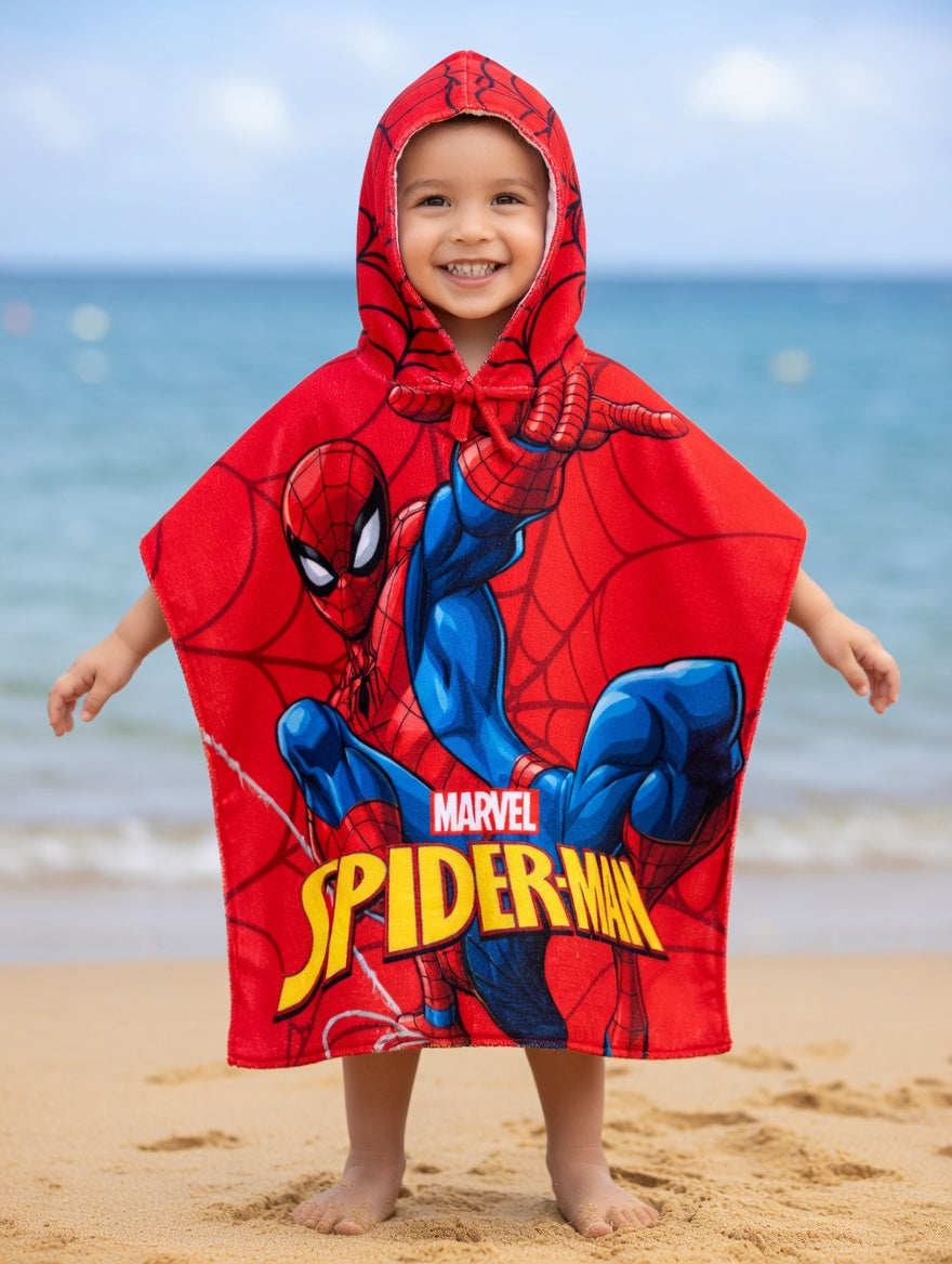 Poncho Toalha de Praia Spiderman