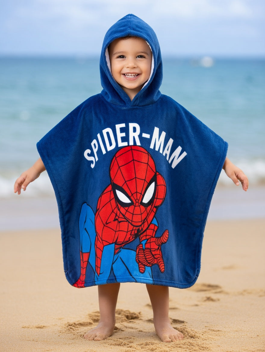 Poncho Toalha de Praia Spiderman